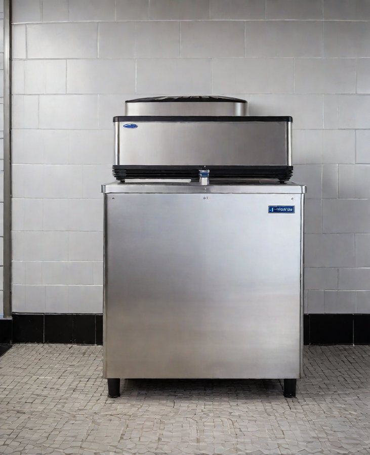 Illustration of a commercial ice machines