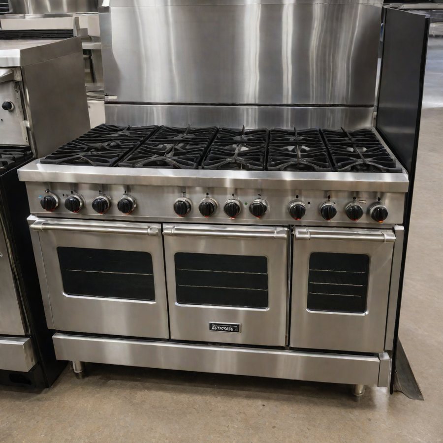 Illustration of a commercial ranges and ovens